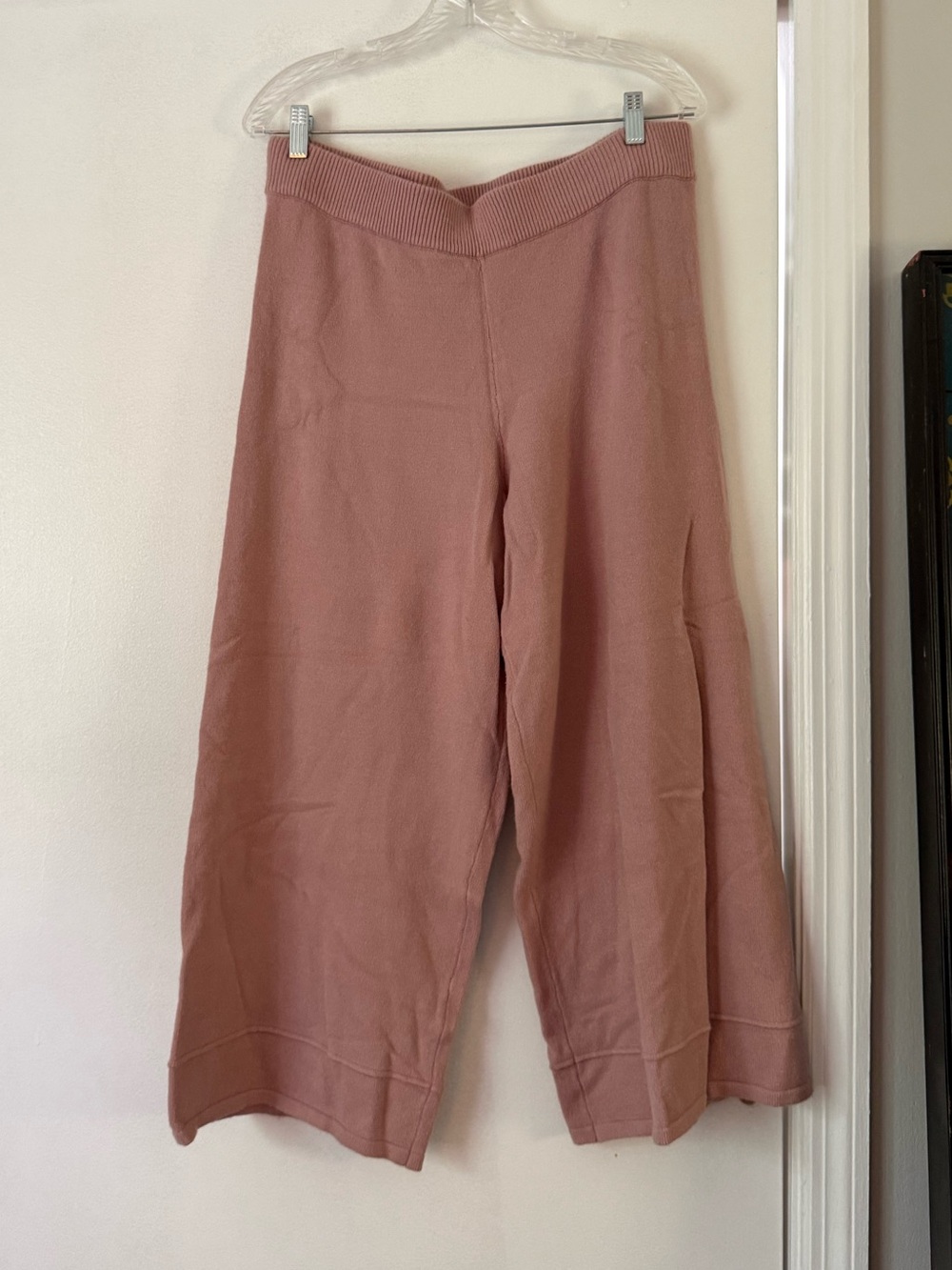 The Drop Pink Cropped Sweater Pants